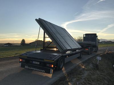 Transport Erdbau Containerdienst